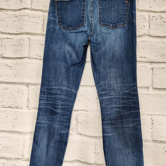 $128 MADEWELL Women 25 10" High-Riser Skinny Jeans in Hayes Wash #F4684 Rise - Picture 8 of 11